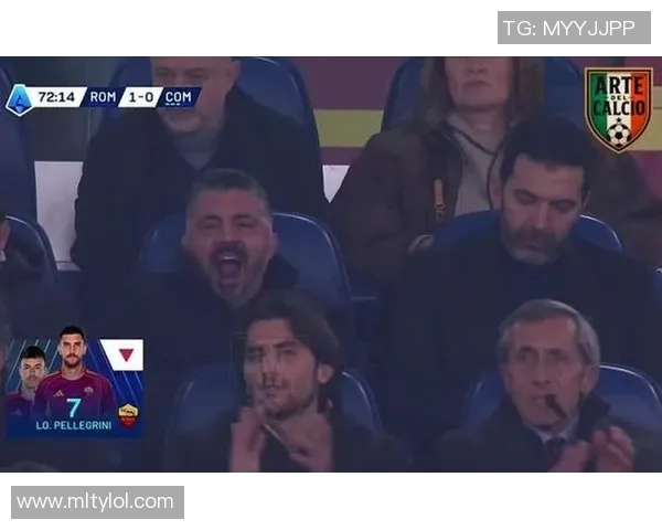 加图索与布冯亲临罗马比赛现场考察意大利球员表现